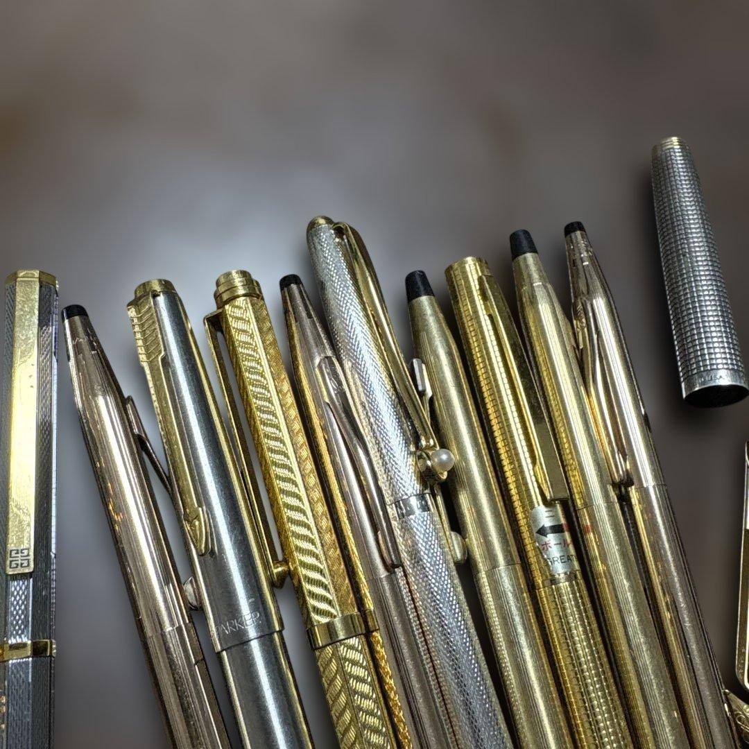 高級万年筆・ボールペンPARKER 14K siliver givenchi