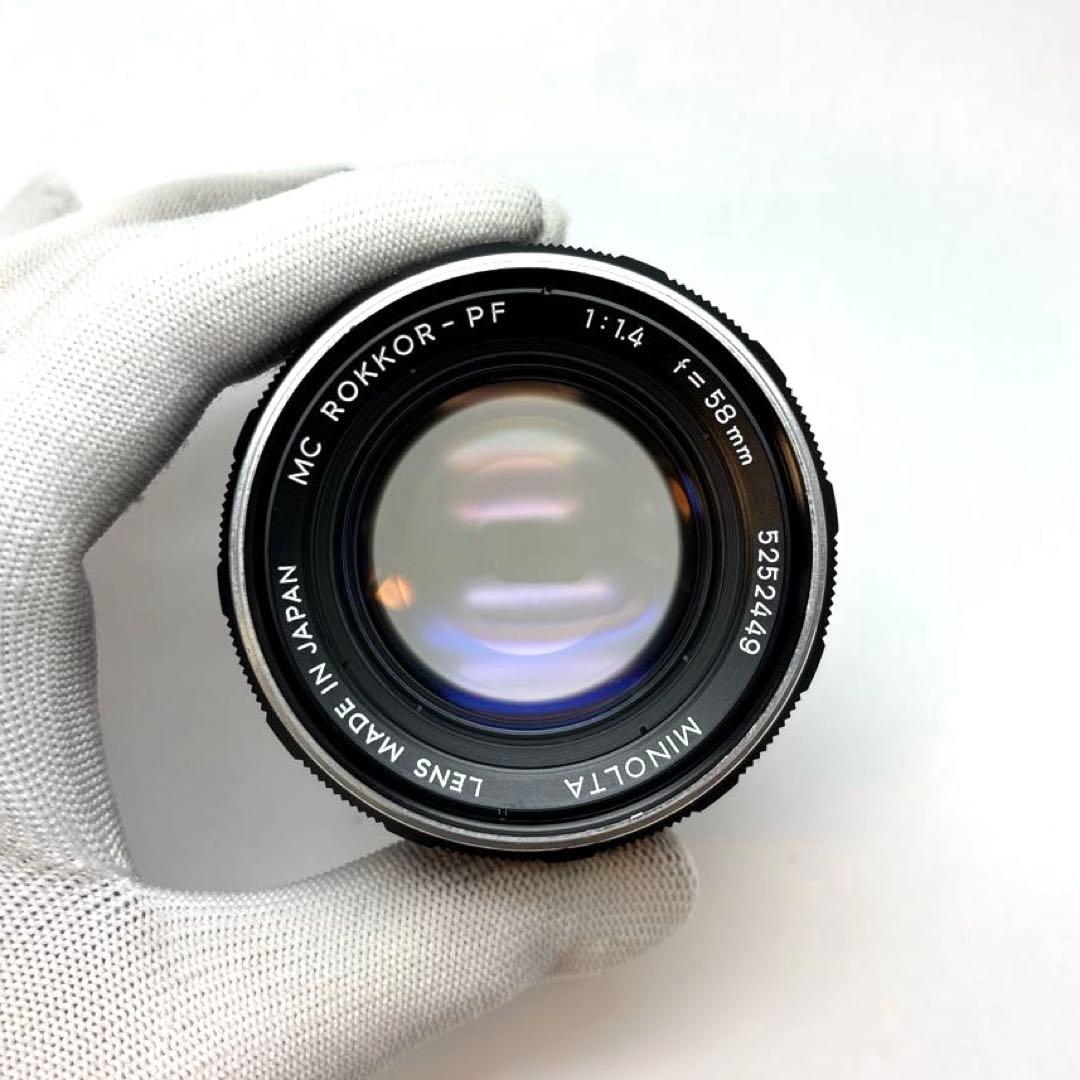 【美品】MINOLTA MC ROKKOR-PF 58mm f1.4