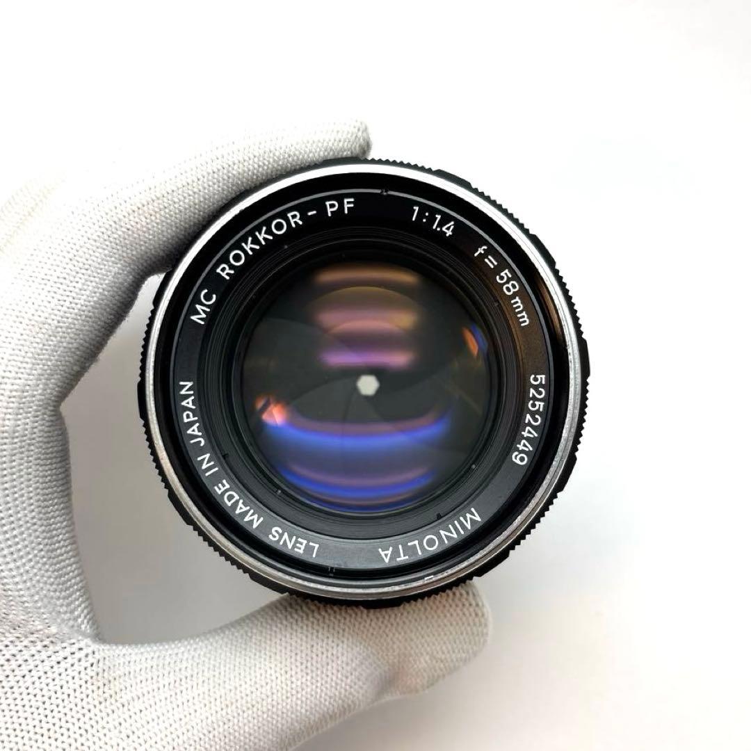 【美品】MINOLTA MC ROKKOR-PF 58mm f1.4