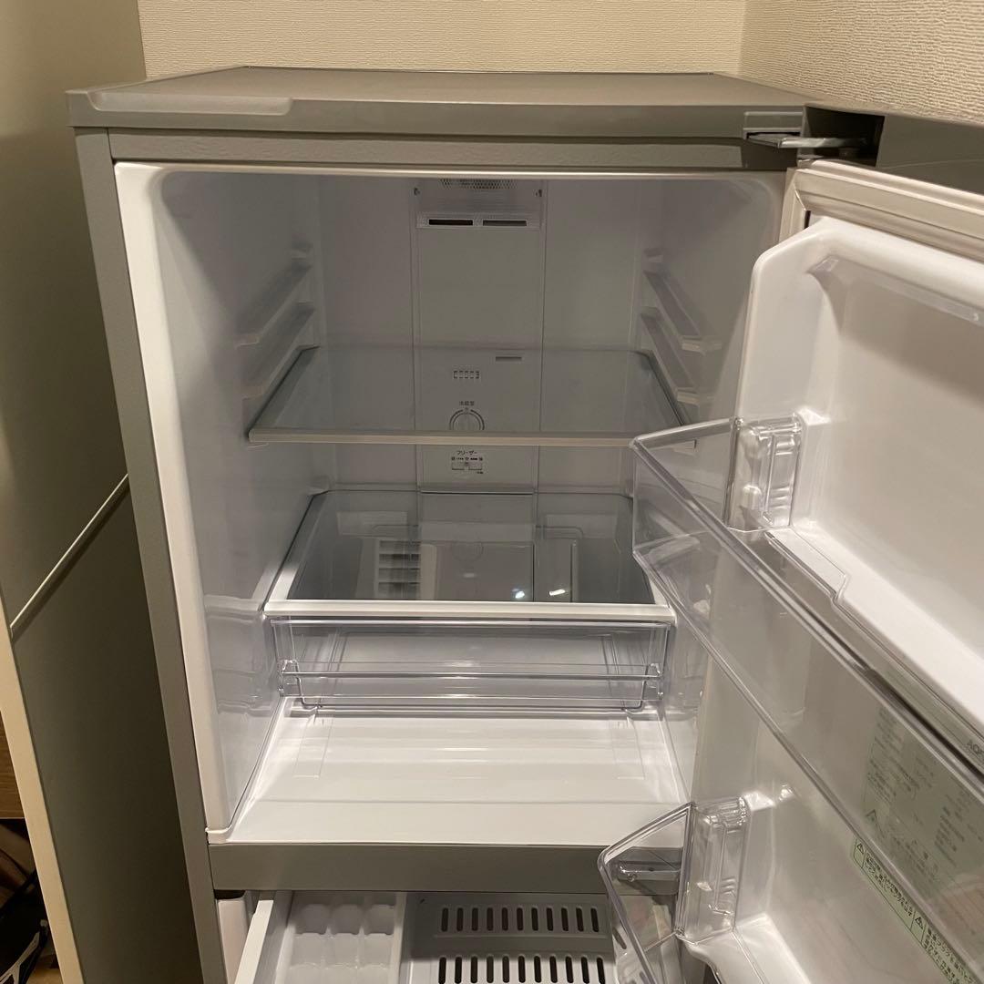 ★お値段交渉可★ AQUA 2ドア冷蔵庫 シルバー