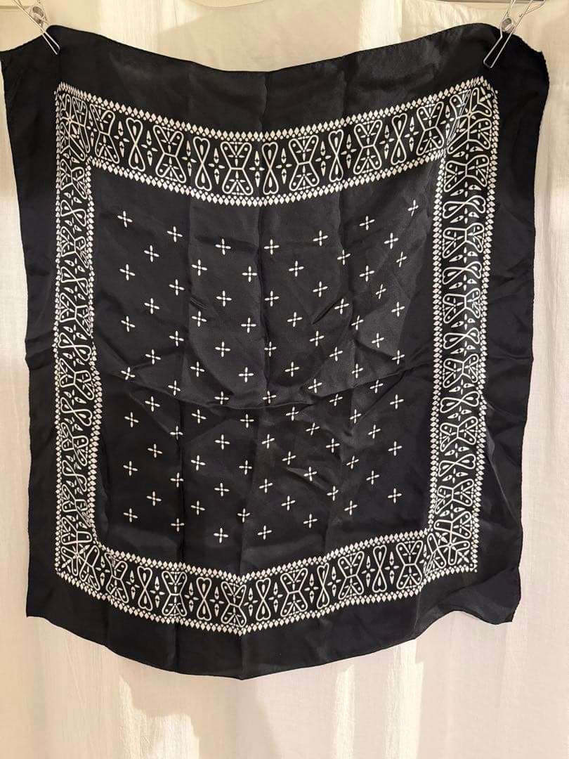 UNUSED アンユーズド シルク バンダナ スカーフ