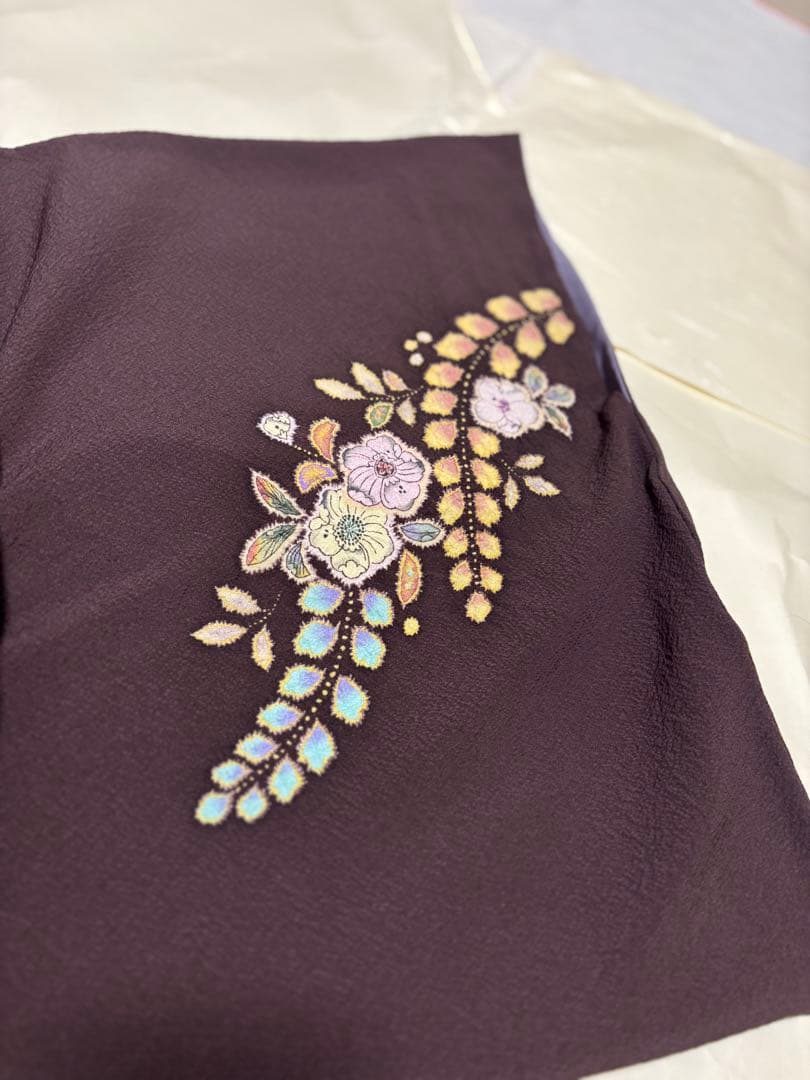 ハタボー 値下げ！美展誂え　辻ヶ花訪問着と、袋帯セット