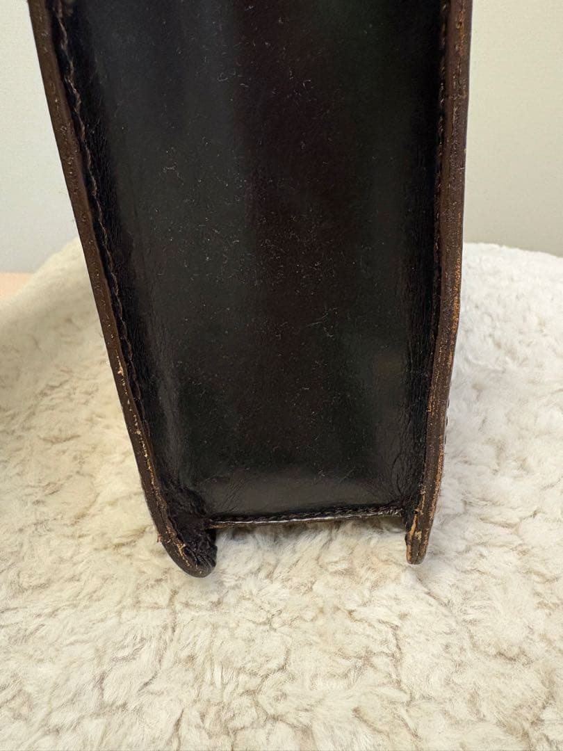 グレンロイヤル　ブリーフケース　ブライドルレザー 軽量 A4 脱着式収納