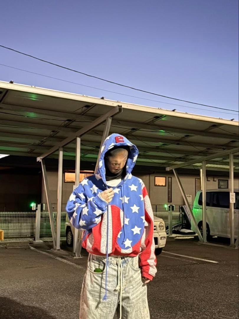 ERL アメリカ　パーカー　S