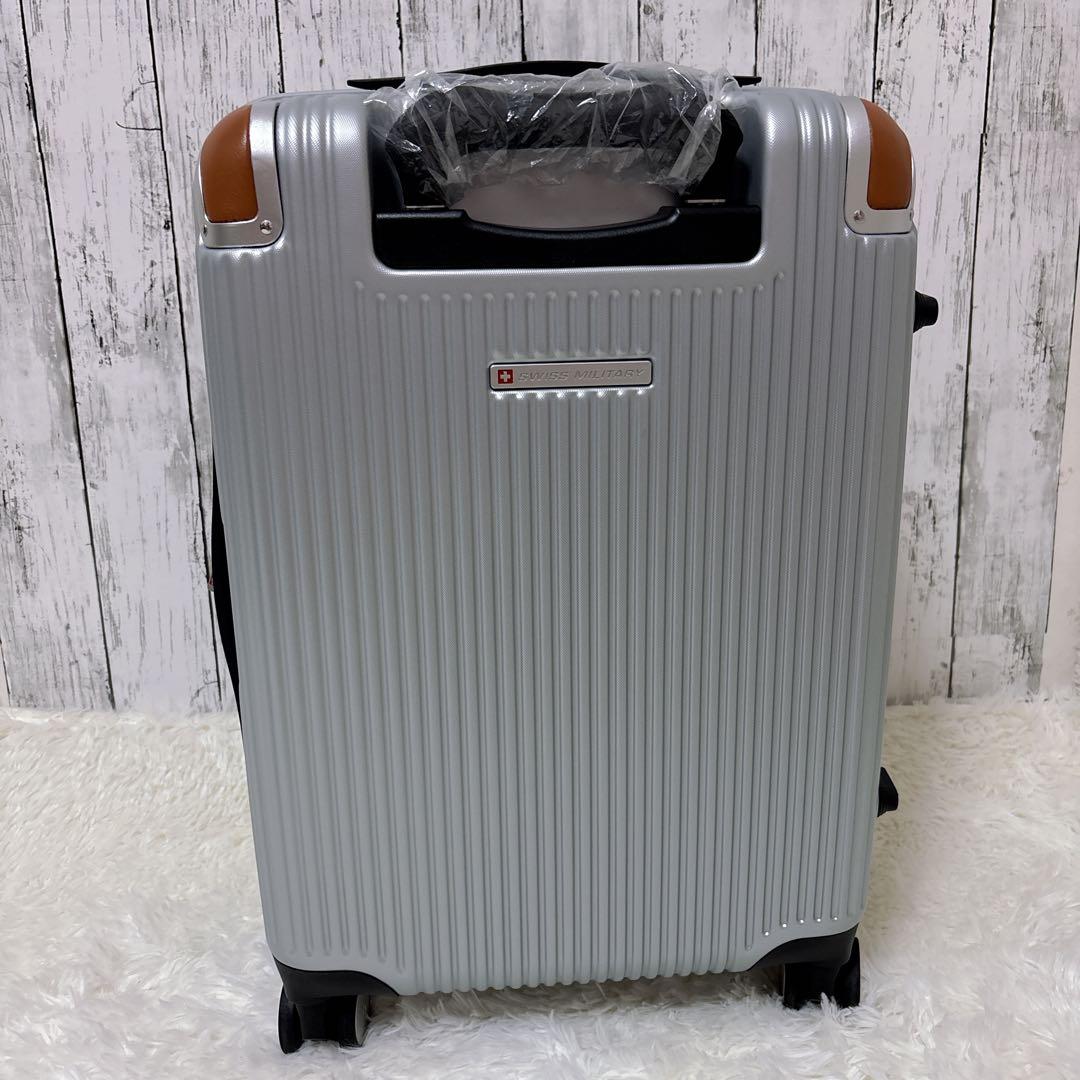 スイスミリタリー 20インチ スーツケース キャリーケース シルバー 機内持込み