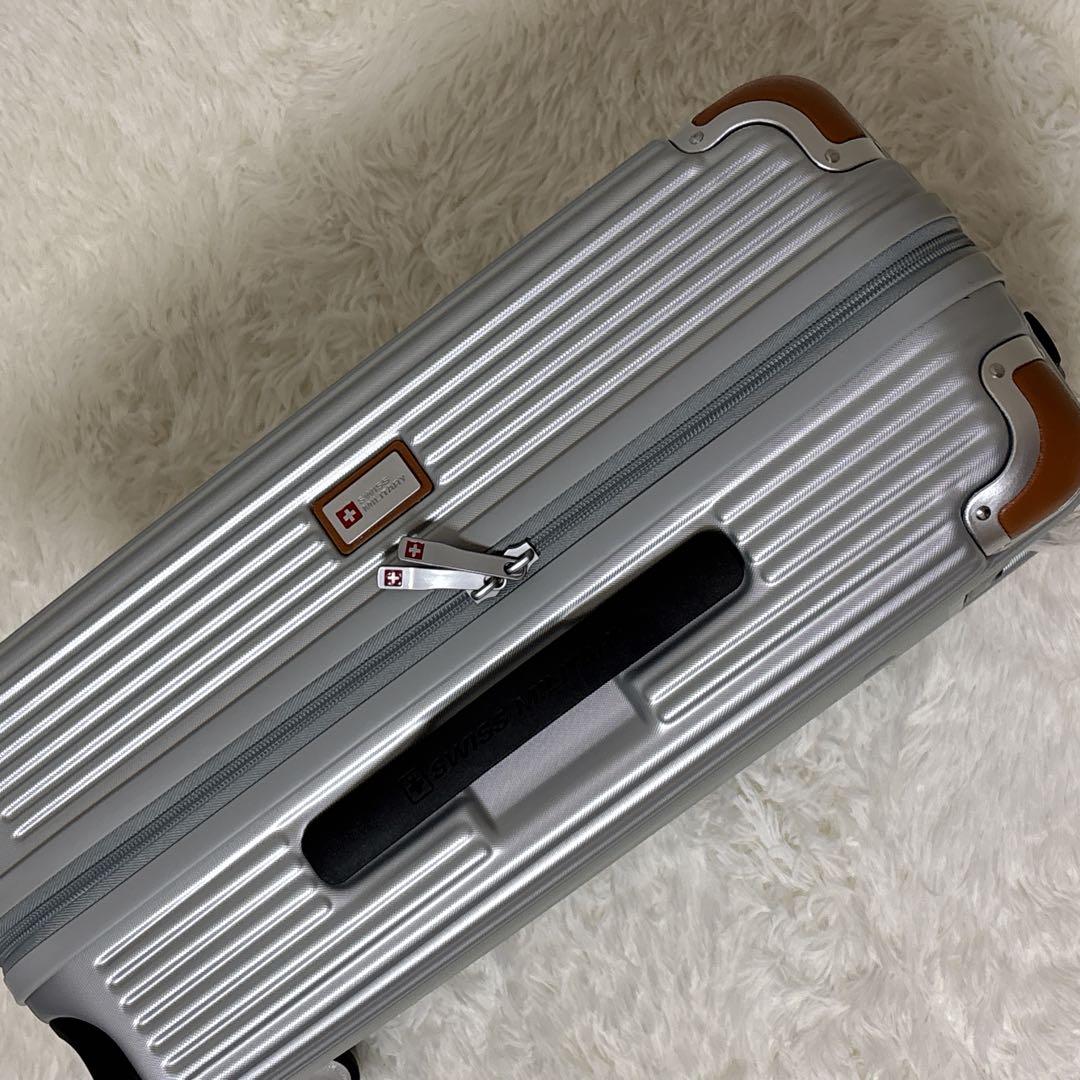 スイスミリタリー 20インチ スーツケース キャリーケース シルバー 機内持込み