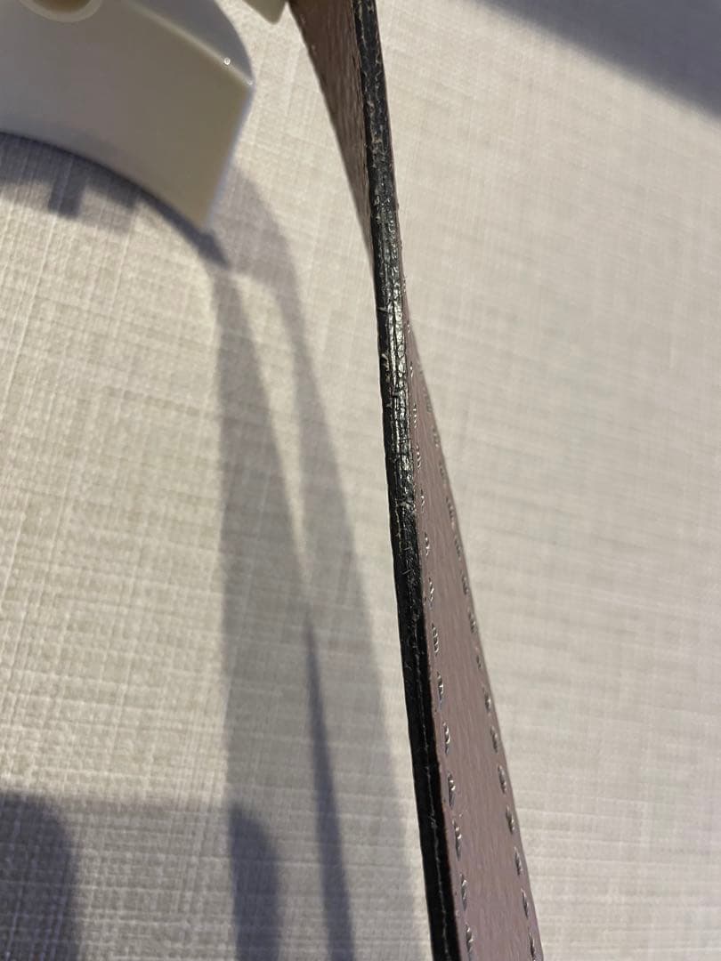 GIANNI CHIARINIベージュ レザー バケットバッグ