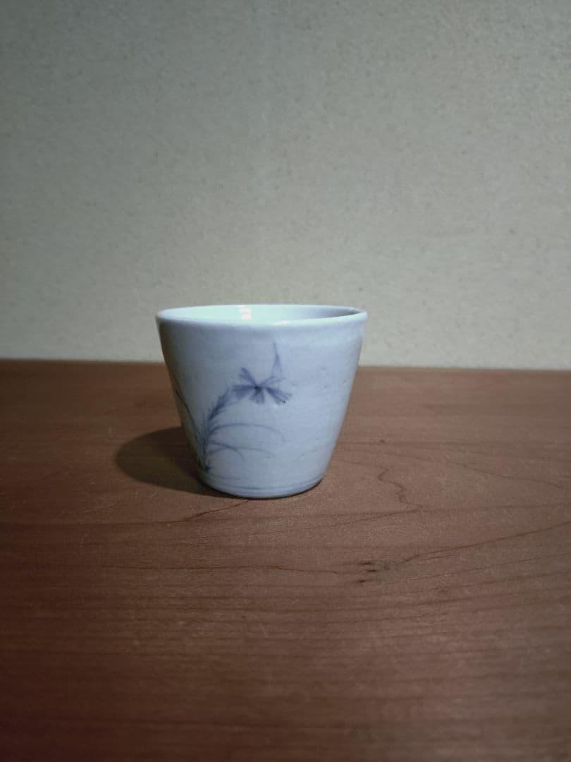 古伊万里 撫子蝶紋 猪口