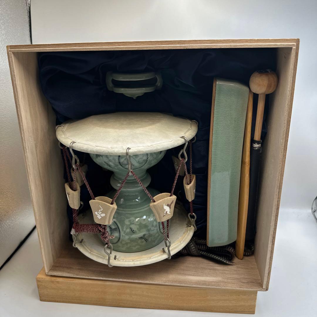 韓国民族楽器チャンゴ陶器製太鼓