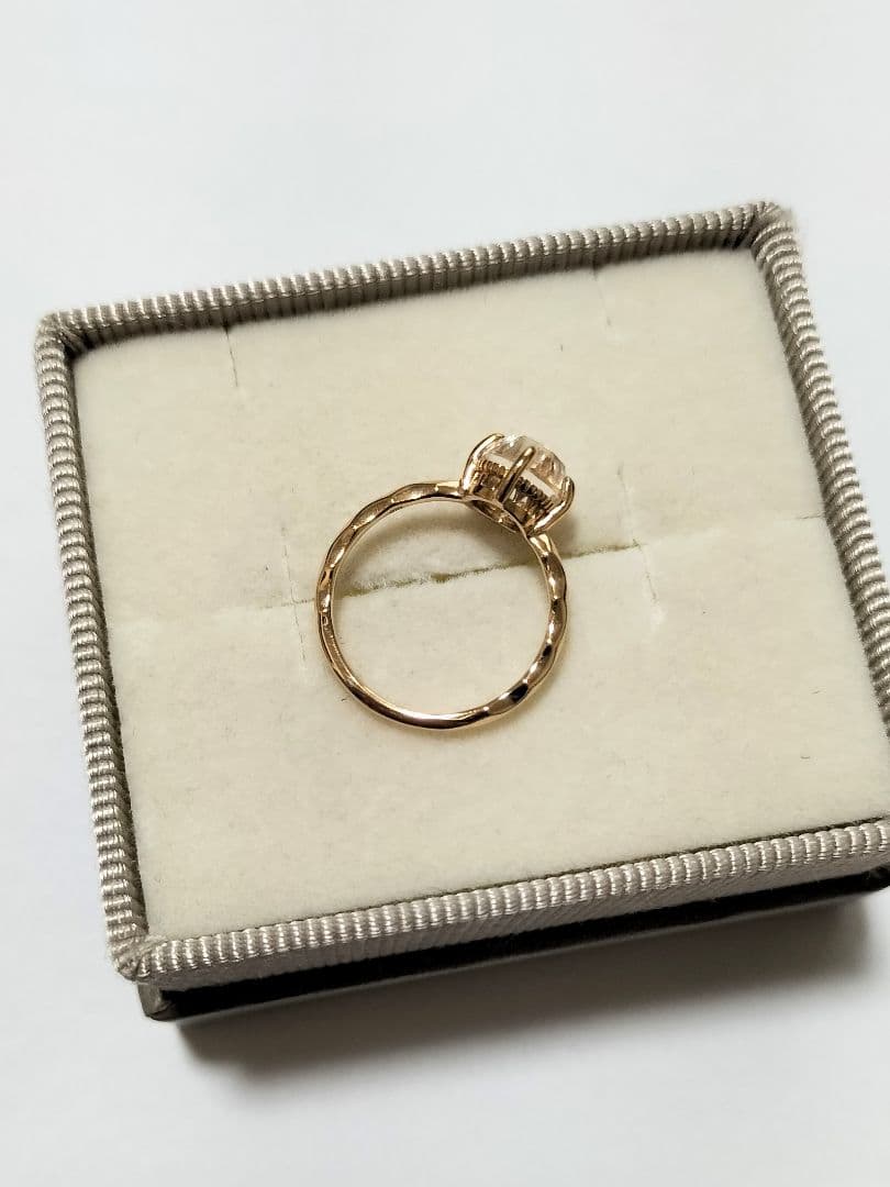 【むつみ】ノジェス★ピンキー リング ピアス★K10 クォーツ