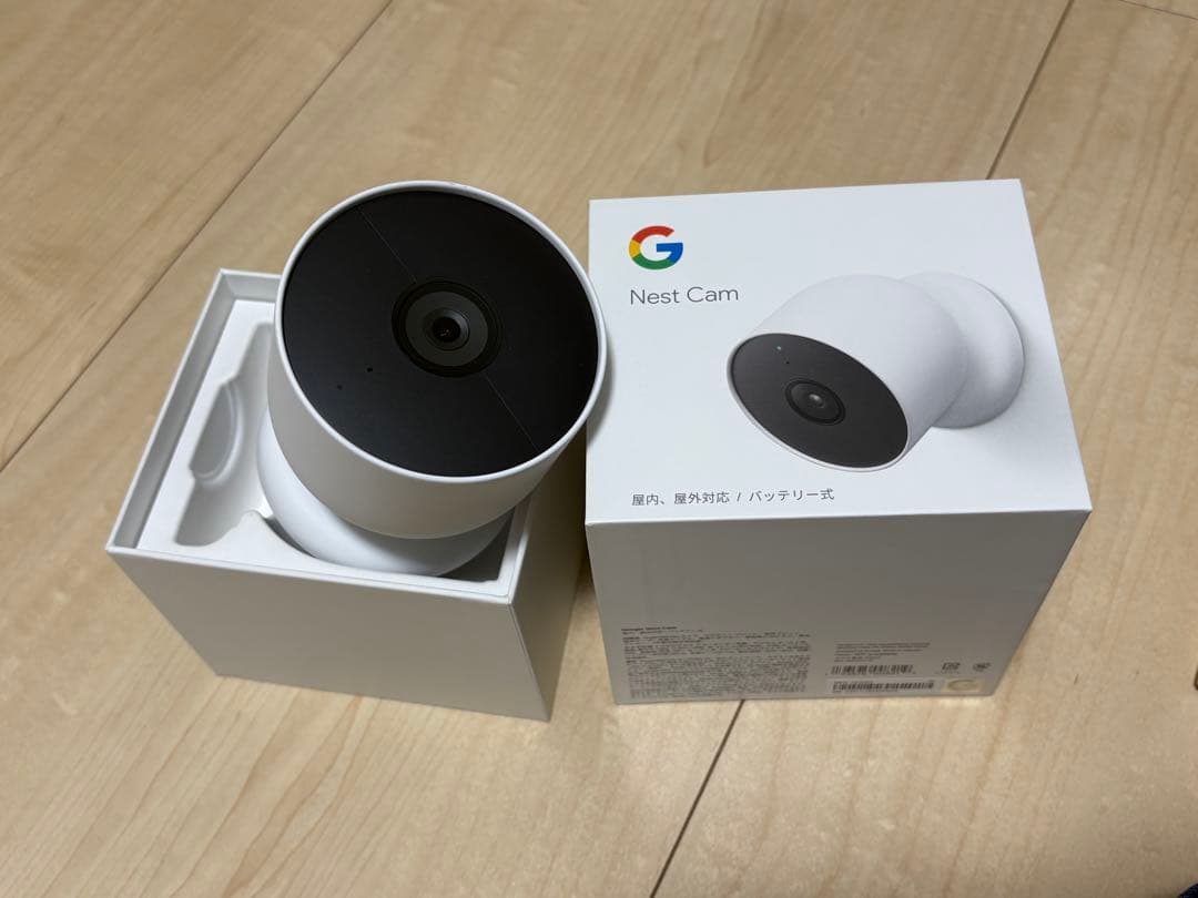 【ほぼ新品】Google Nest Cam バッテリー式 ホワイト