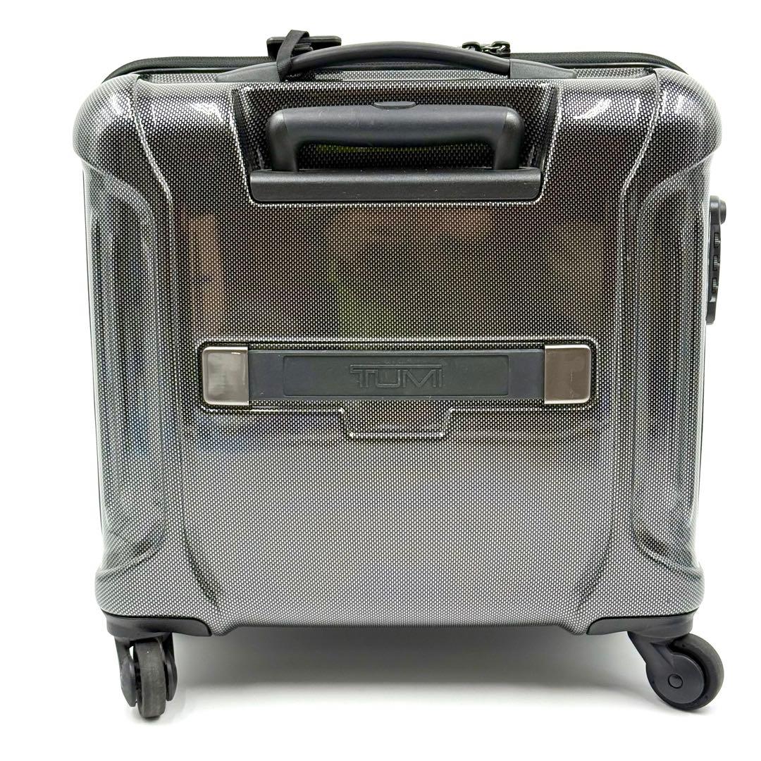 鑑定済 美品 TUMI トゥミ コンパクトキャリーオン 25L カーボン