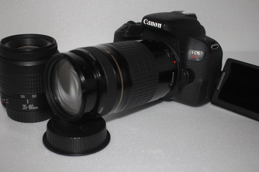 美品☆キャノン☆Canon kiss X9i 標準&望遠ダブルレンズセット