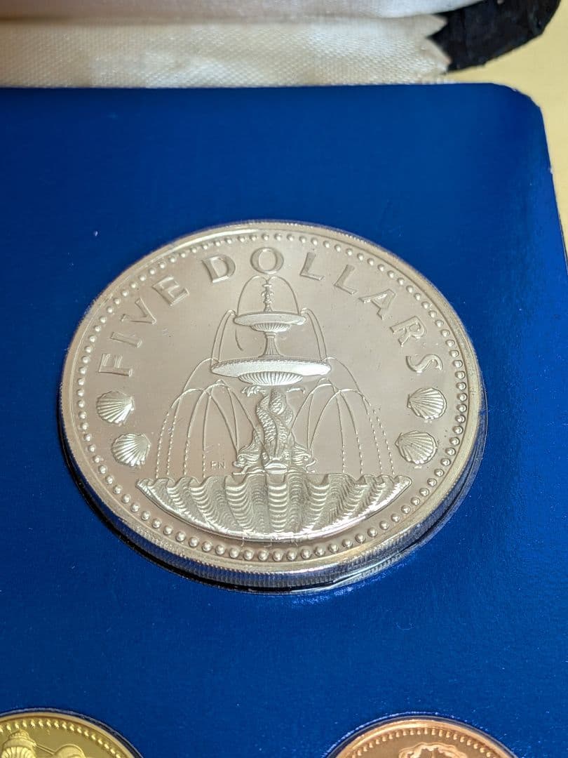 バルバドス　プルーフセット　1975