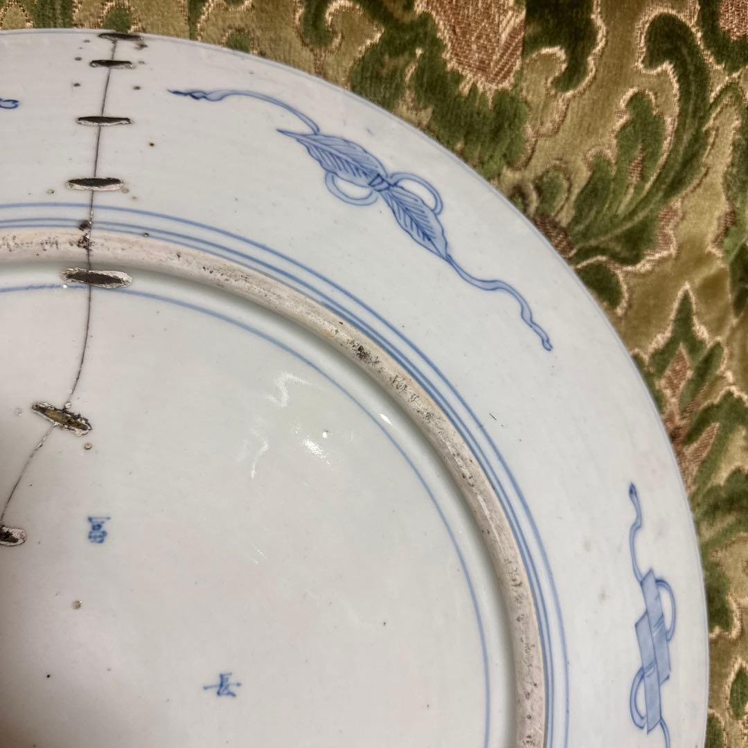 特大！47.5センチ　古伊万里　大皿　江戸時代　富貴永春