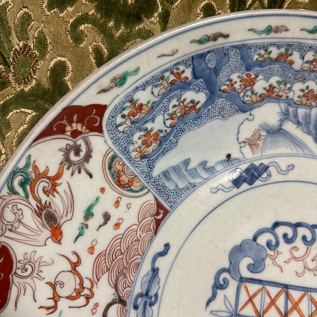 特大！47.5センチ　古伊万里　大皿　江戸時代　富貴永春