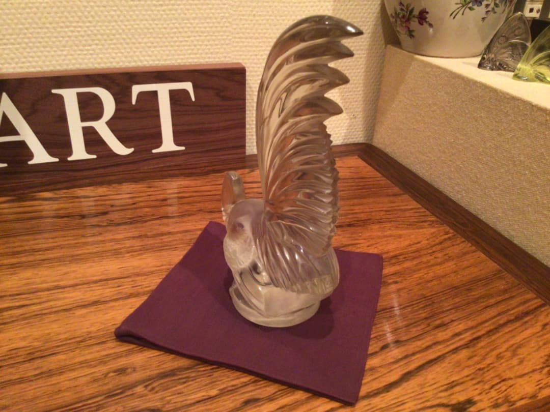 ラリック「ニワトリ」1928年のモデル　美品