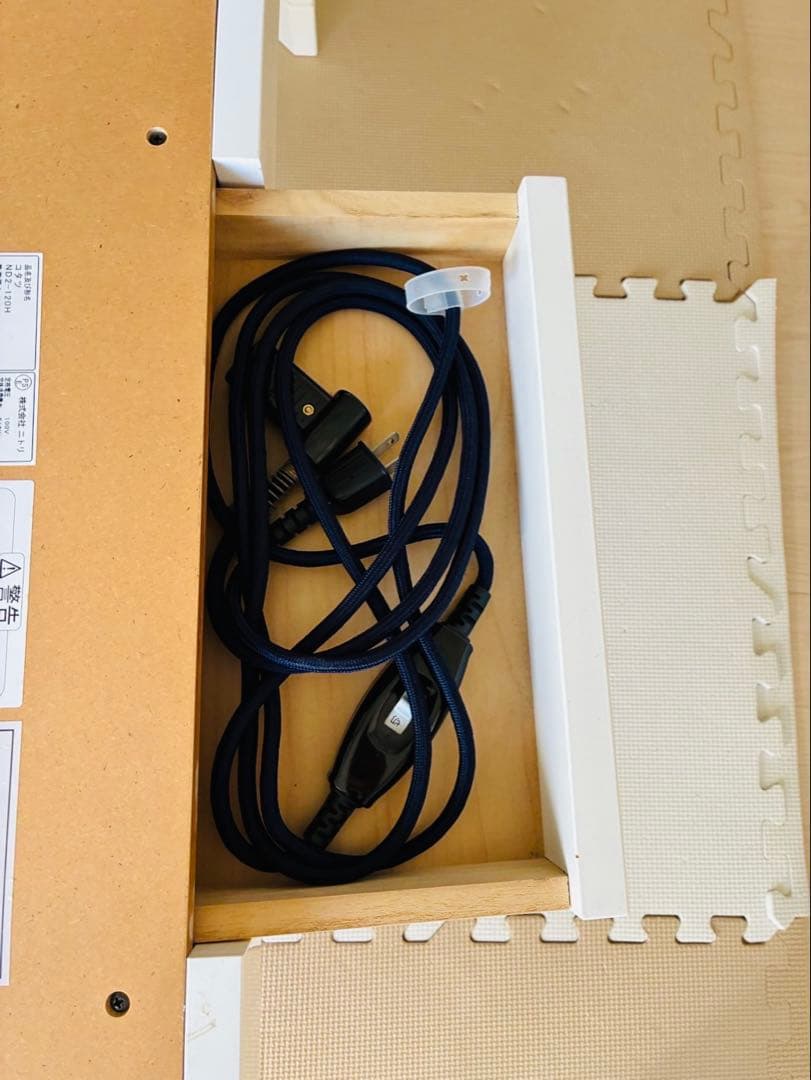 福岡発 NITORI ニトリ こたつ コタツ コントローラー付き 120cm