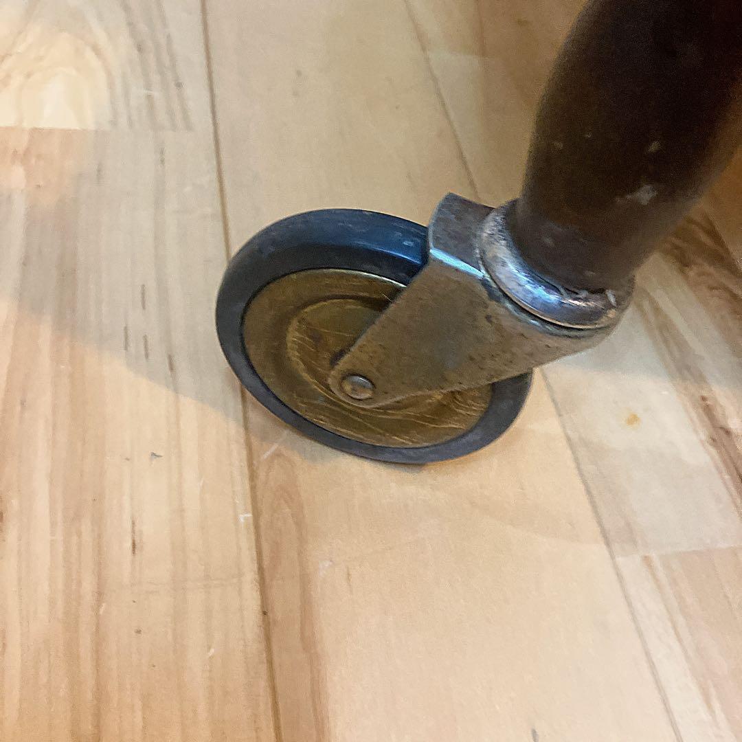 美品　レトロ調　木製カート　ワゴン　キッチン　アンティーク