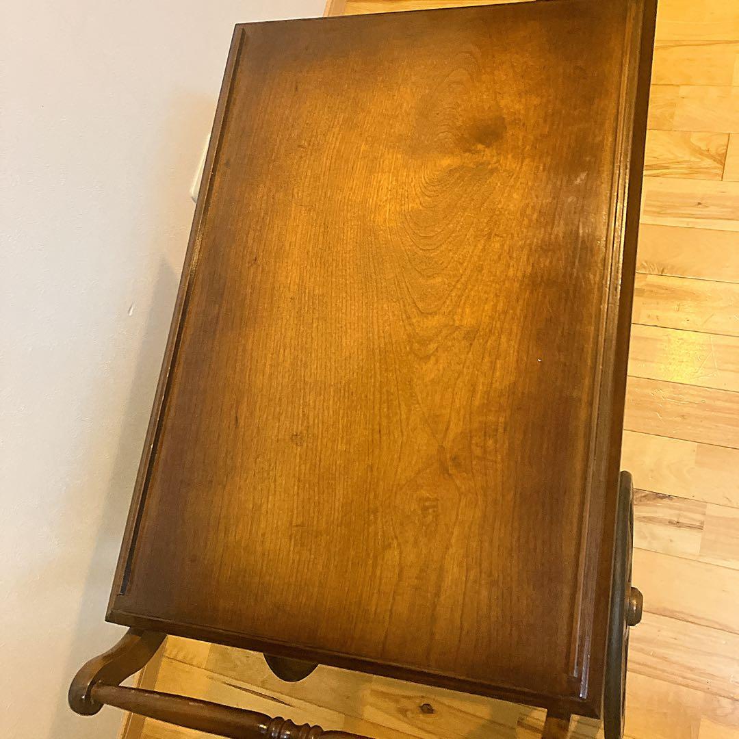 美品　レトロ調　木製カート　ワゴン　キッチン　アンティーク