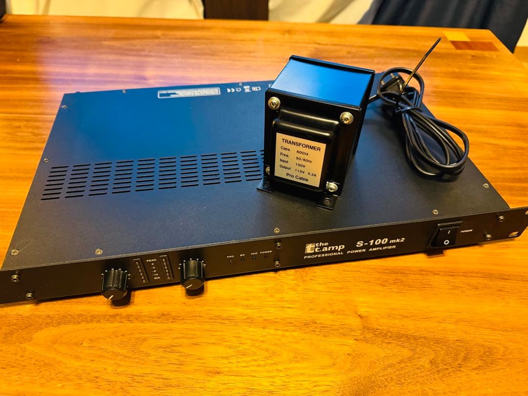 isa様用　至高のパワーアンプ　thomann s-100mk2 トランス付