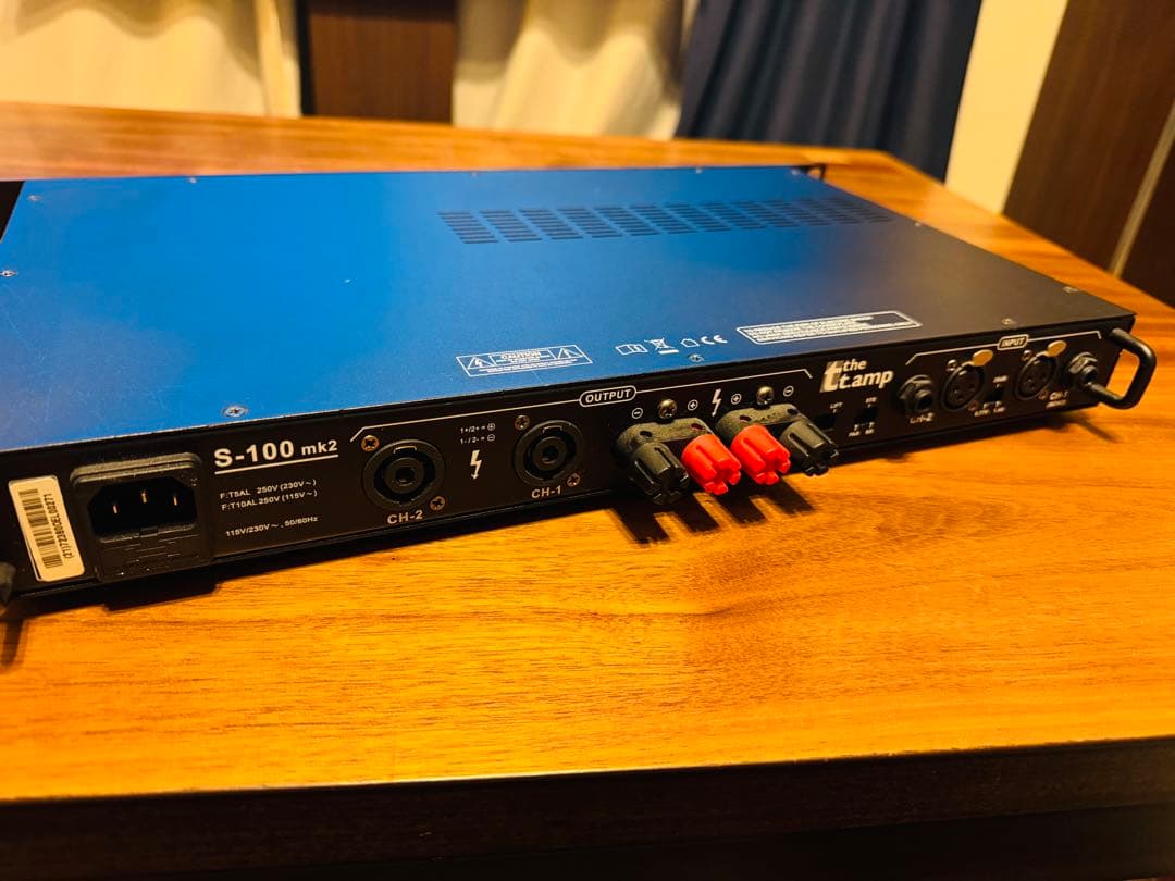 isa様用　至高のパワーアンプ　thomann s-100mk2 トランス付