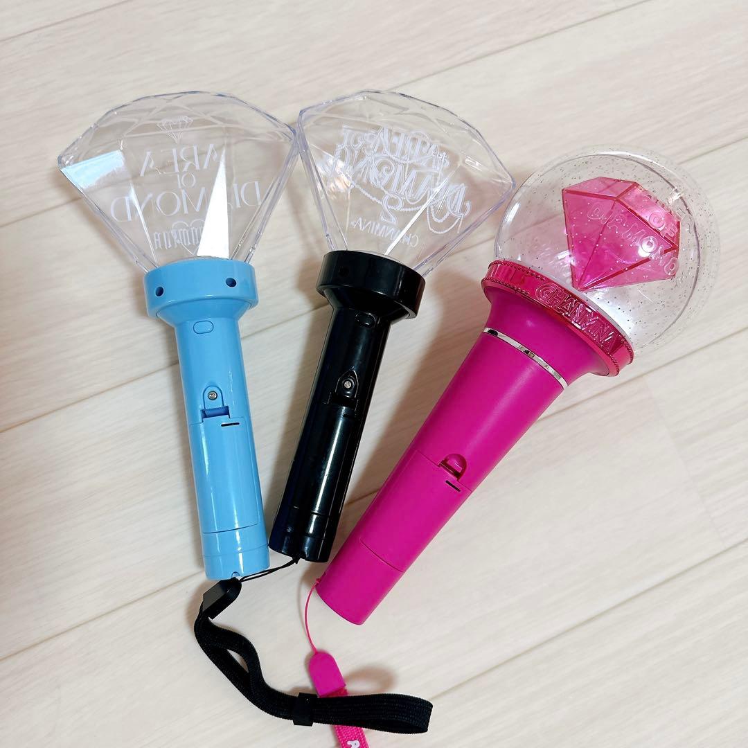 【美品】CHANMINA AREA OF DIAMOND ペンライト3本セット