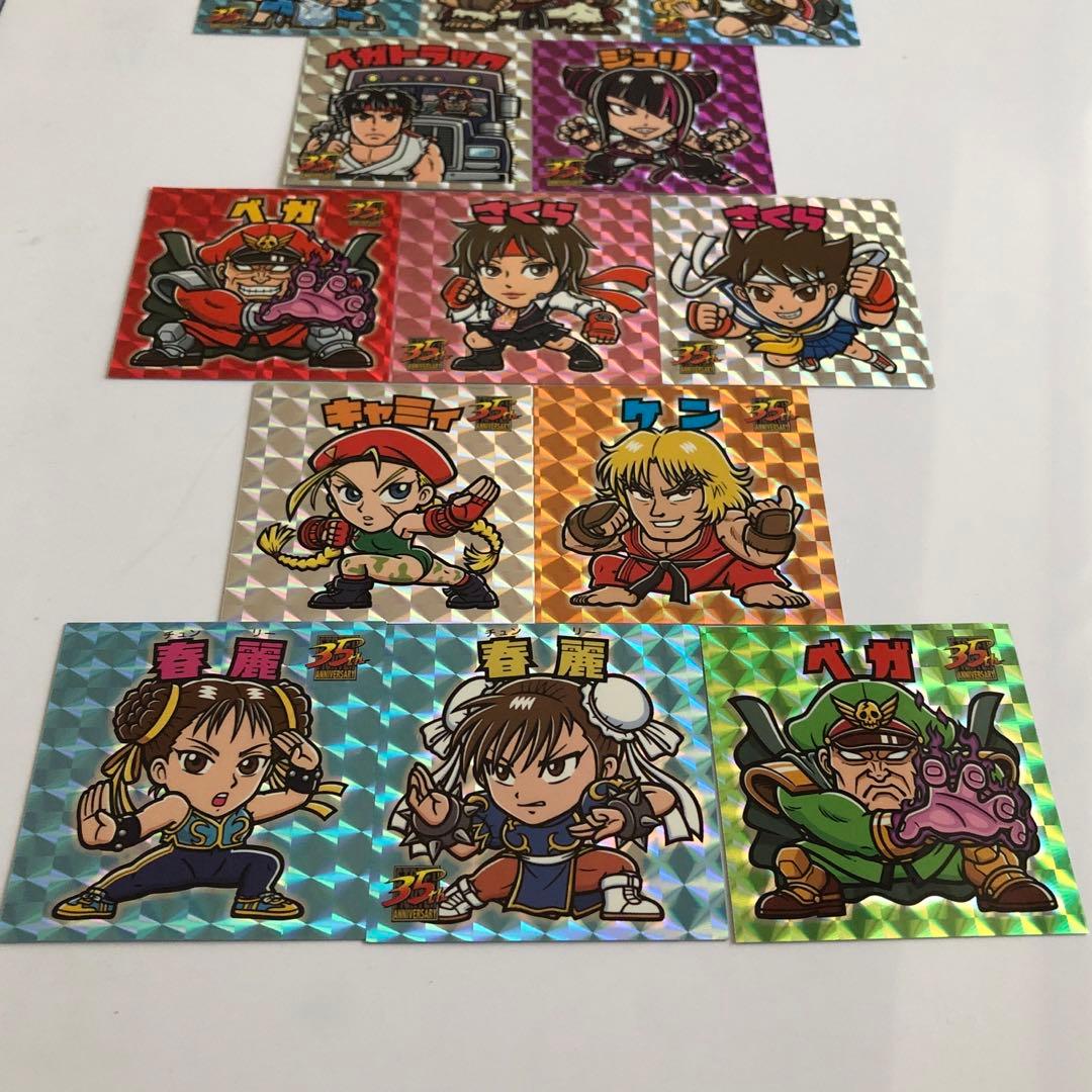 ストリートファイター 俺より強いやつらの世界展 ビックリマン シール フルコンプ