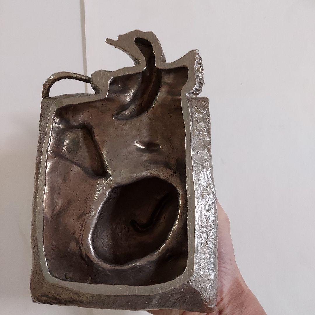 富永直樹・文化勲章受賞者「春風」白銅製