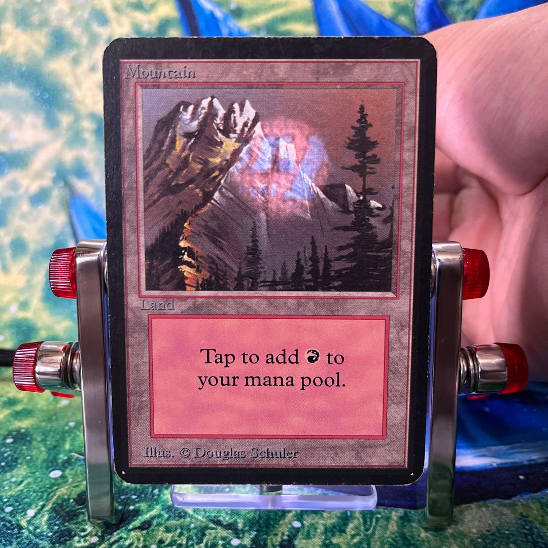 1217 《山/Mountain》MTG アルファ　α　[LEA] 基本土地