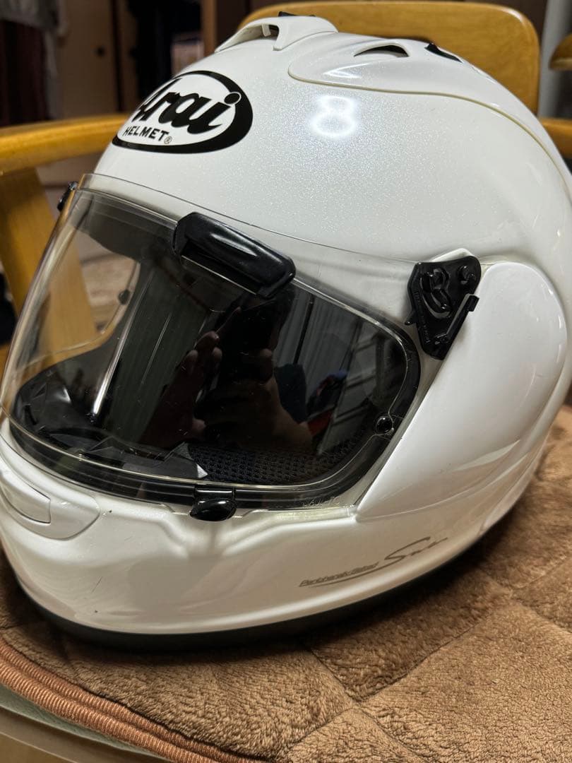 Arai RX-7 RV フルフェイス グラスホワイト　ヘルメット RR5 M