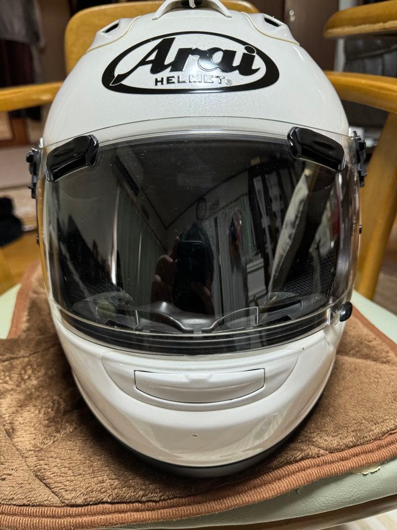 Arai RX-7 RV フルフェイス グラスホワイト　ヘルメット RR5 M