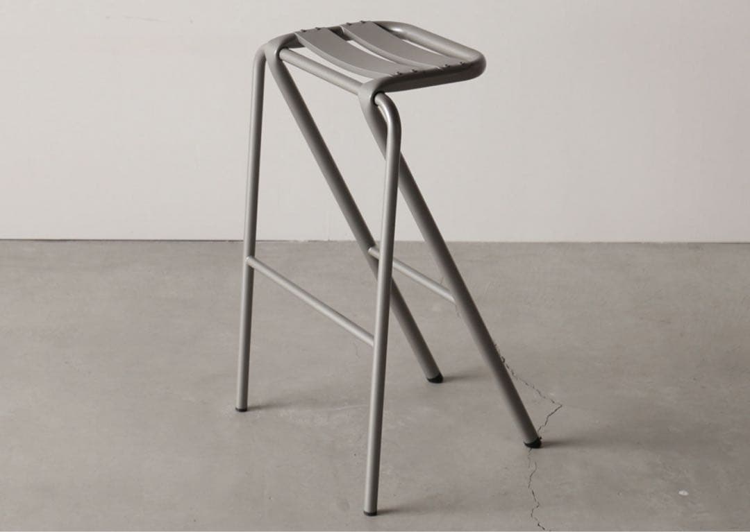 キッチンチェア ベント ハイスツール シャンパンゴールド