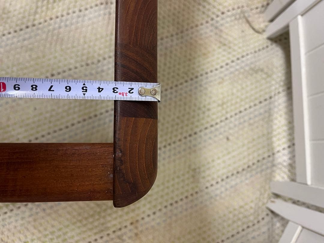 送料込み！　チーク無垢　サイドテーブル　ローテーブル　花代　北欧　ビンテージ