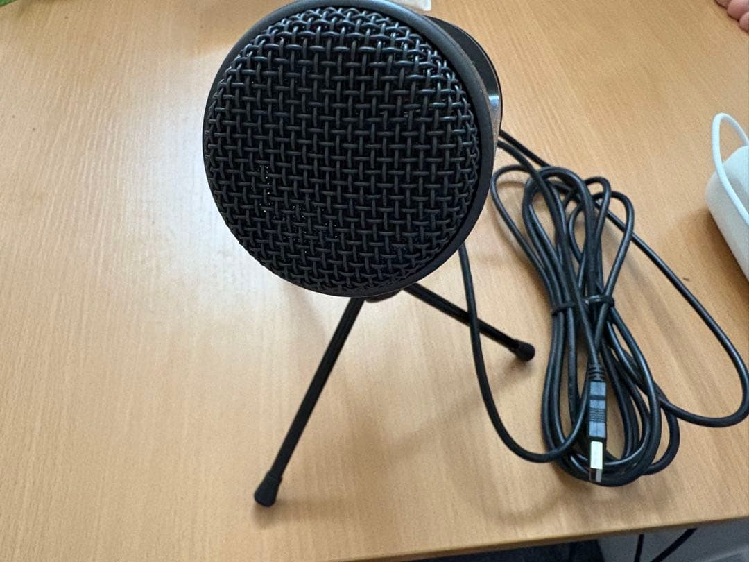 美品audio-technica AT2020USB+コンデンサーマイクスタンド