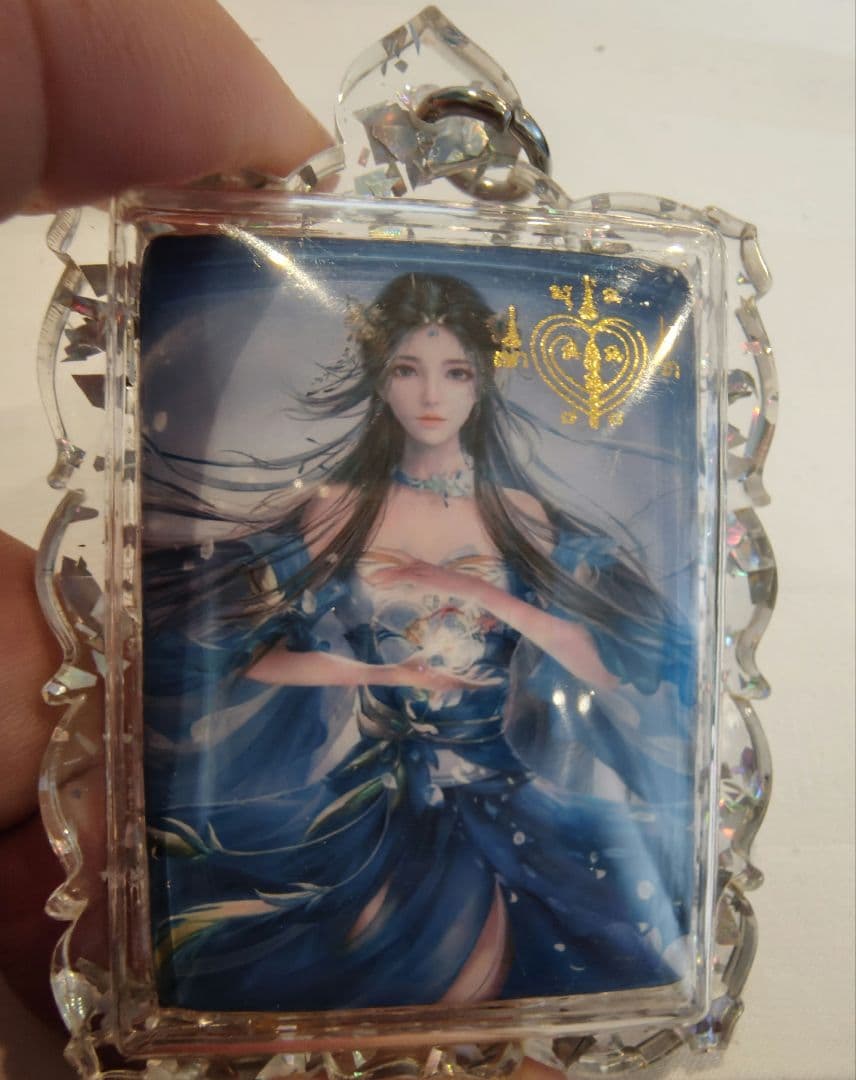 【高級品！】タイのお守りプラクルアン！九尾の狐！術師写真付き！金運&恋愛運UP!