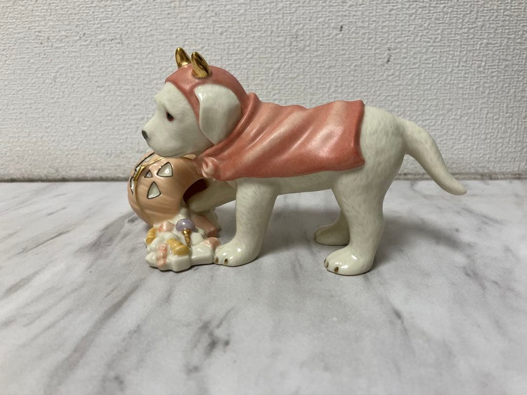 LENOX　レノックス　陶製置物　犬と南瓜　スイートリトルデビル　箱