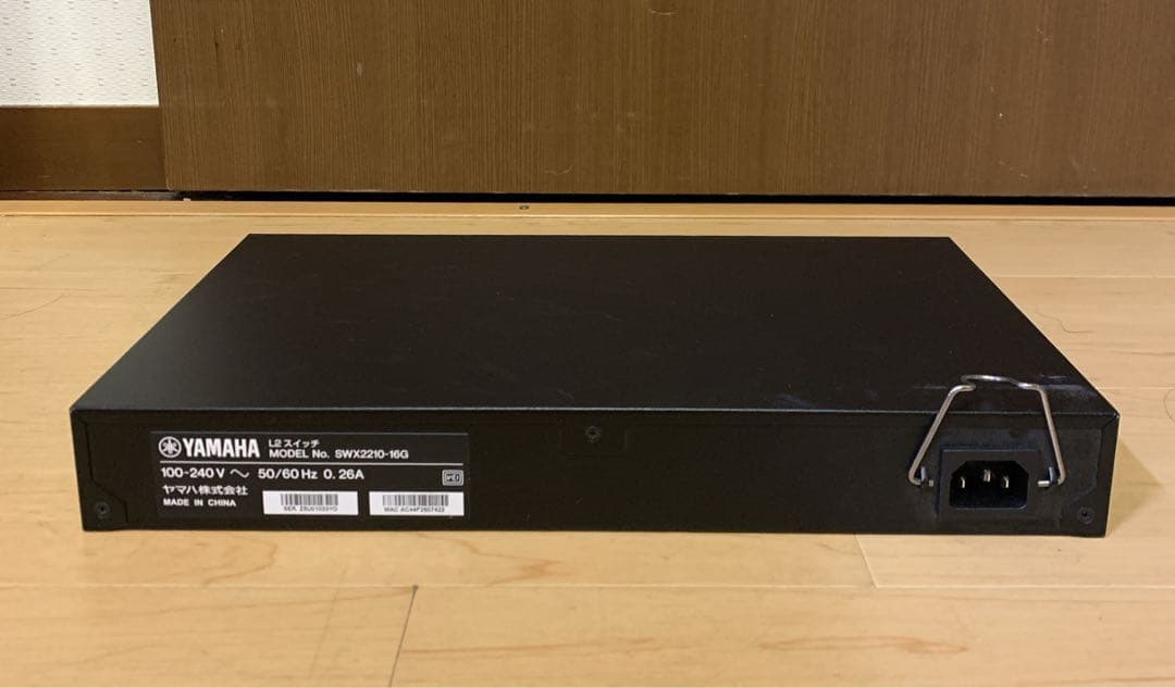 YAMAHA スマートL2スイッチ 16ポート SWX2210-16G ②