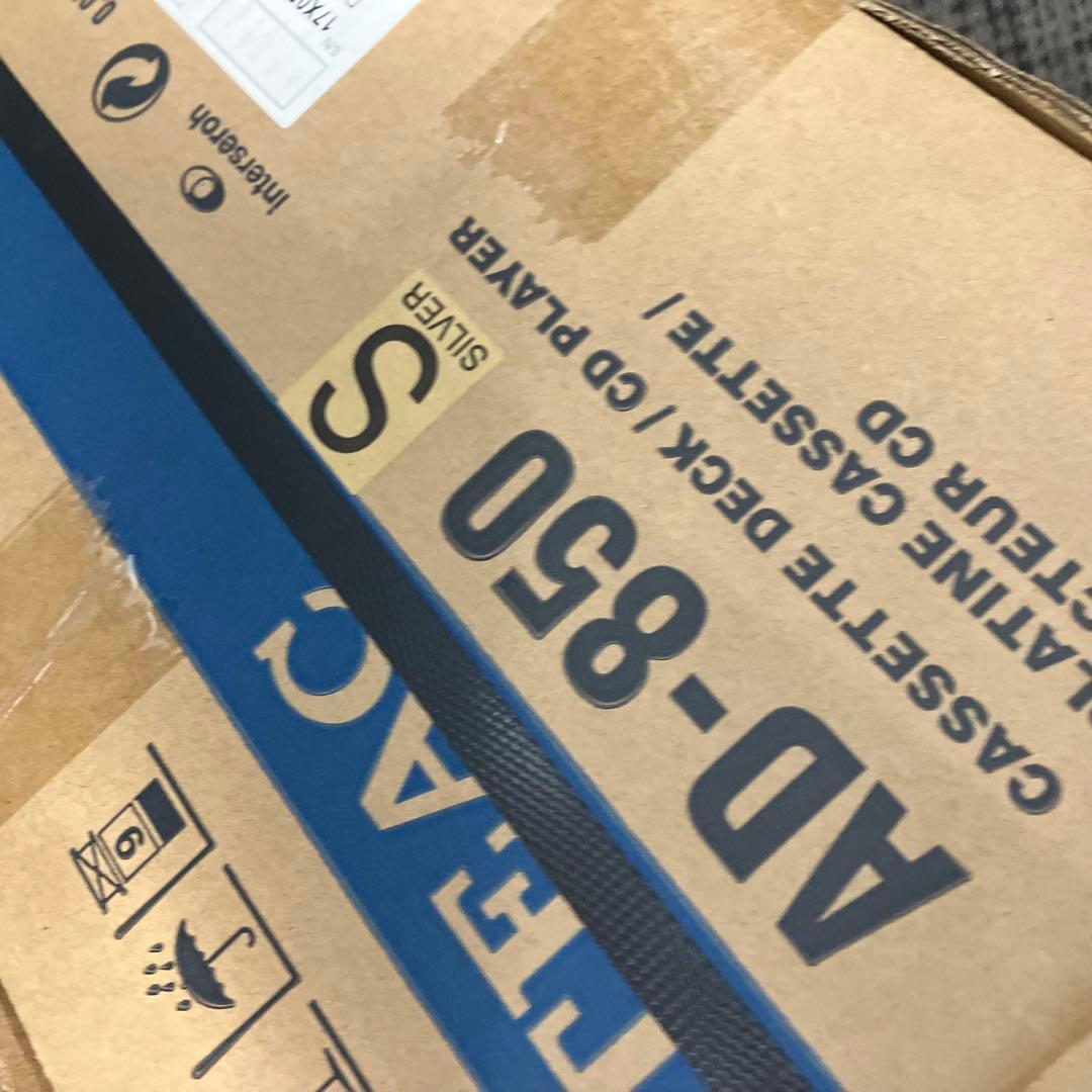 新品 TEAC カセット/CDプレーヤー AD-850-SE