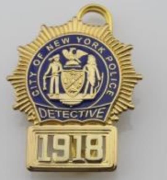 NYPD DETECTIVE 刑事バッジ+ケース