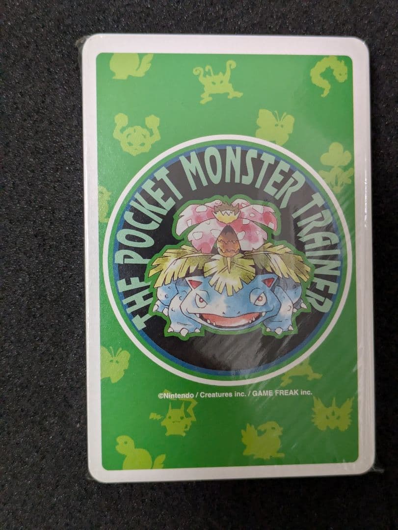 【未開封】ポケモン　トランプ　緑　フシギバナ　シュリンク付き　1996