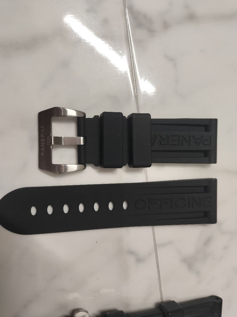 PANERAI パネライ ラバー ベルト ブラック 2種セット ルミノール