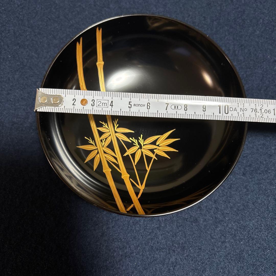 平安象彦　吸物椀　5客組　絵変わり蒔絵