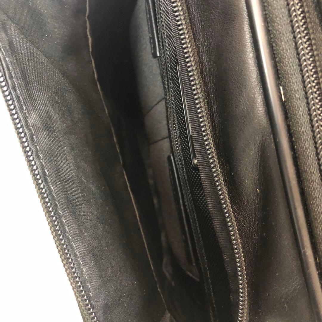 希少✨️TUMIビジネスキャリーケース オールレザー 機内持ち込み ナッパレザー