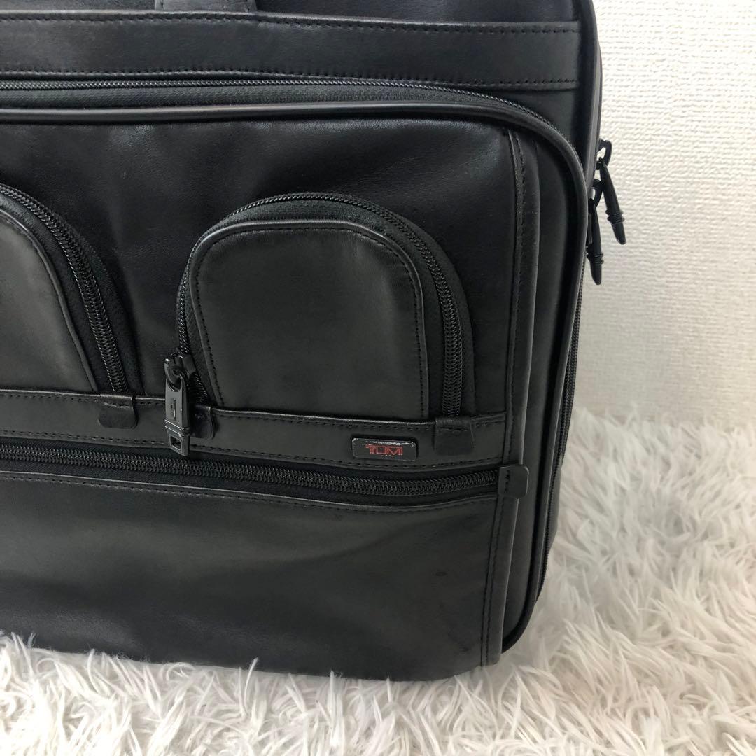 希少✨️TUMIビジネスキャリーケース オールレザー 機内持ち込み ナッパレザー