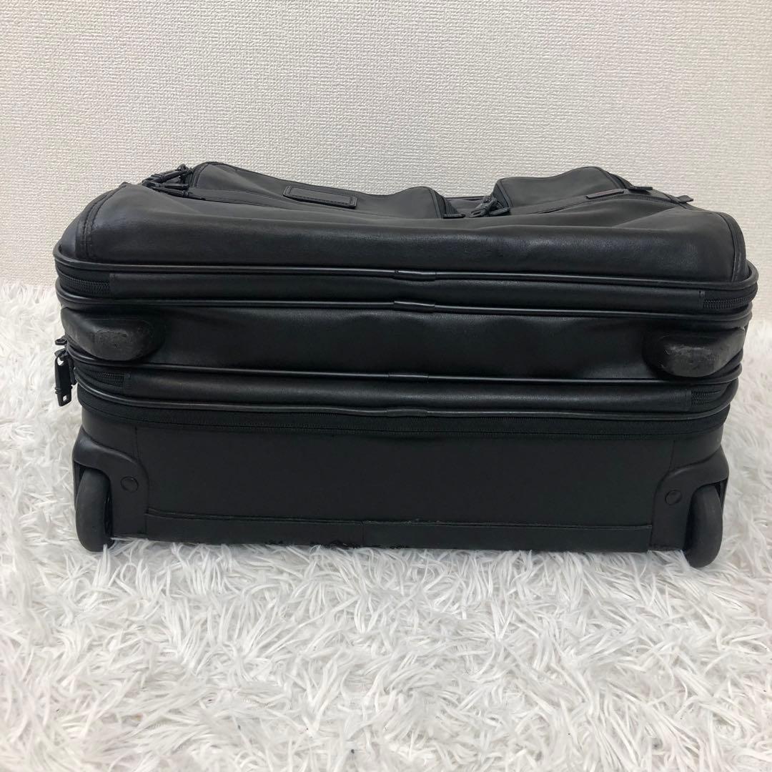 希少✨️TUMIビジネスキャリーケース オールレザー 機内持ち込み ナッパレザー