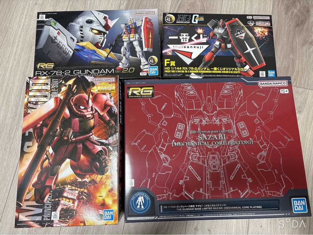 ※商品説明必読　RGメカニカルコアメッキ　初代ガンダム　MG RG HGセット