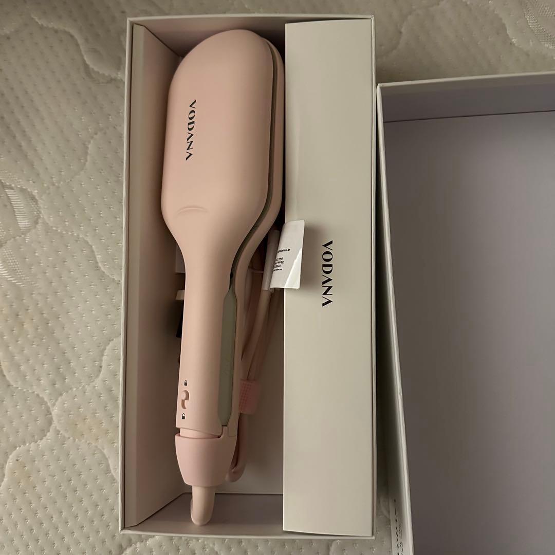 VODANA グローウェーブ アイロン40mmパウダーピンク