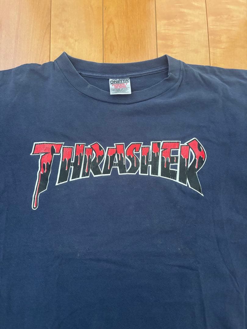 90s thrasher Tシャツ L