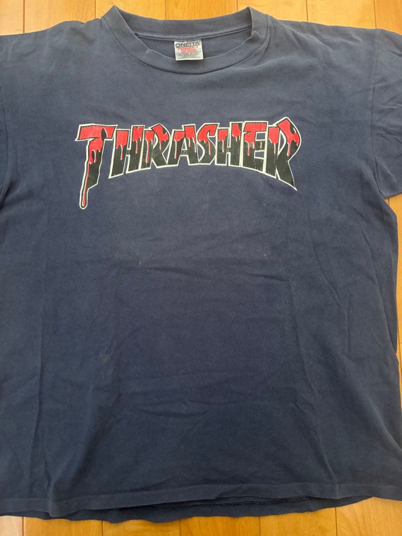 90s thrasher Tシャツ L